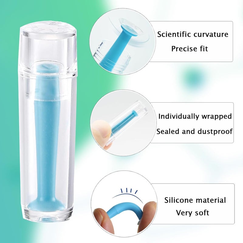 MUQING 6 Pieces Hard Scleral Lens Remover Tool for RGP, Silicone Eye Contact Lens Plunger Suction Cup - Image 3